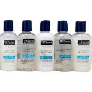 5pk TRESemme Pro Pure Moisture 2x-Shampoo & 3x-Conditioner Travel 3Fl Oz Ea